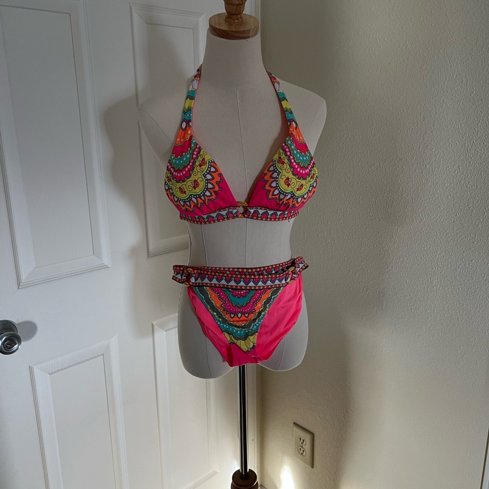 Psychedelic Two Piece. Small Top and Small bottom.
